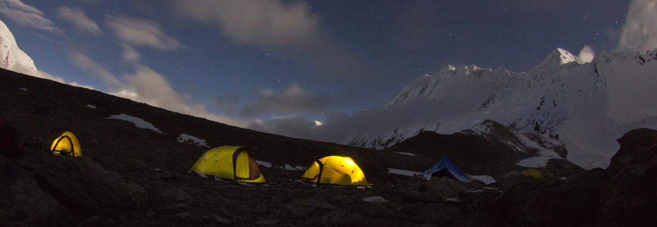 Camping at Shishapangma 6000m