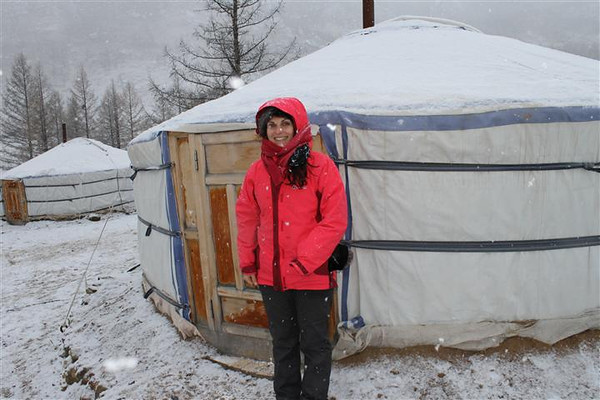 Sarah Coulton in Mongolia  