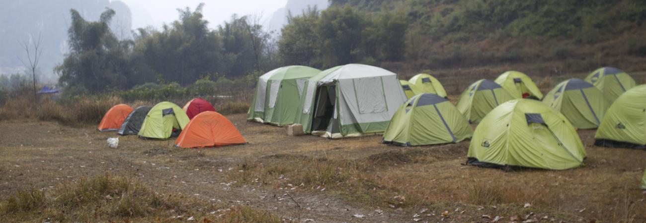 Campsite in fengluo Yangshuo